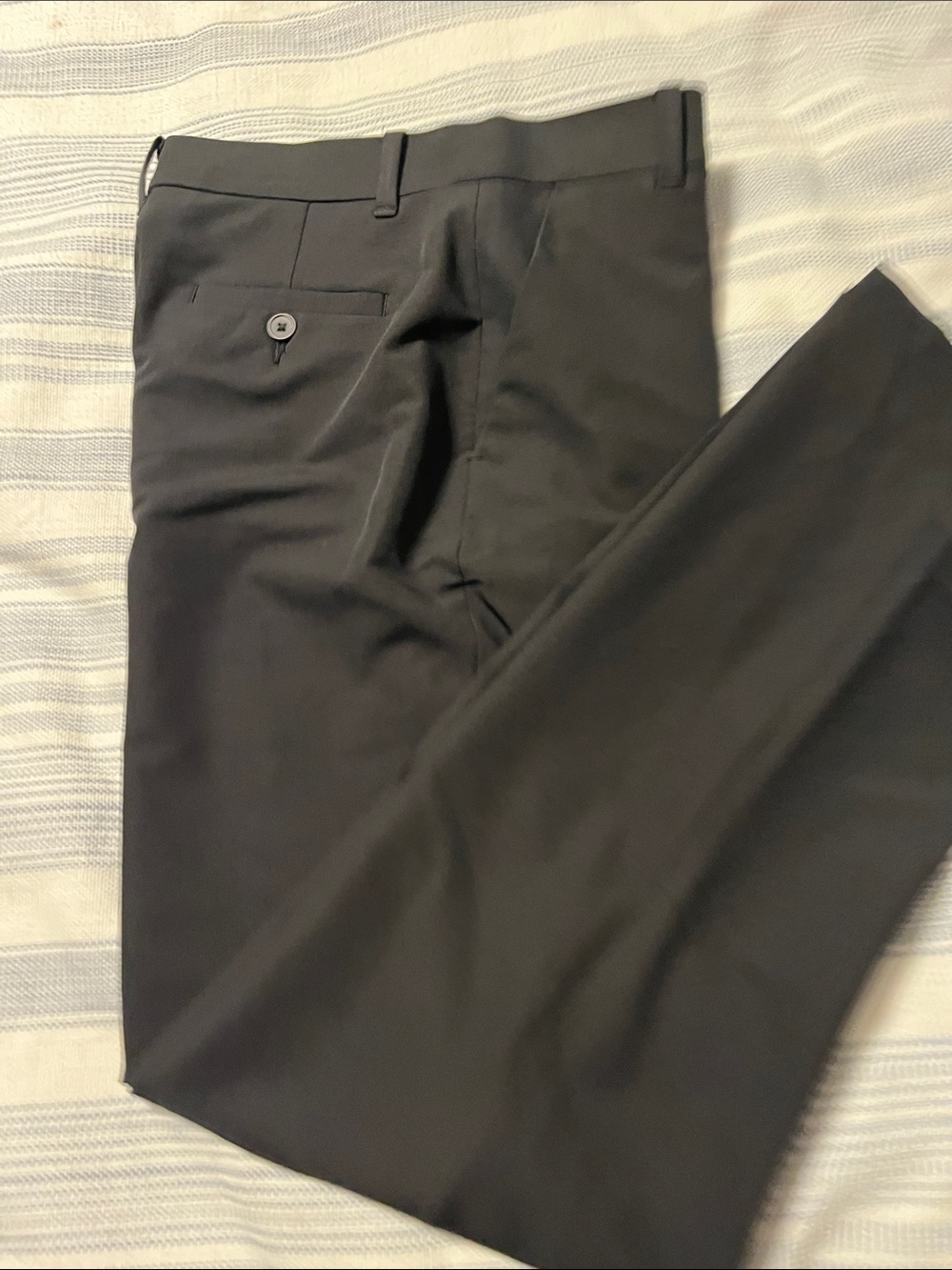 Calvin Klein Kids Black Dress Pants - Slim Tailored Look
